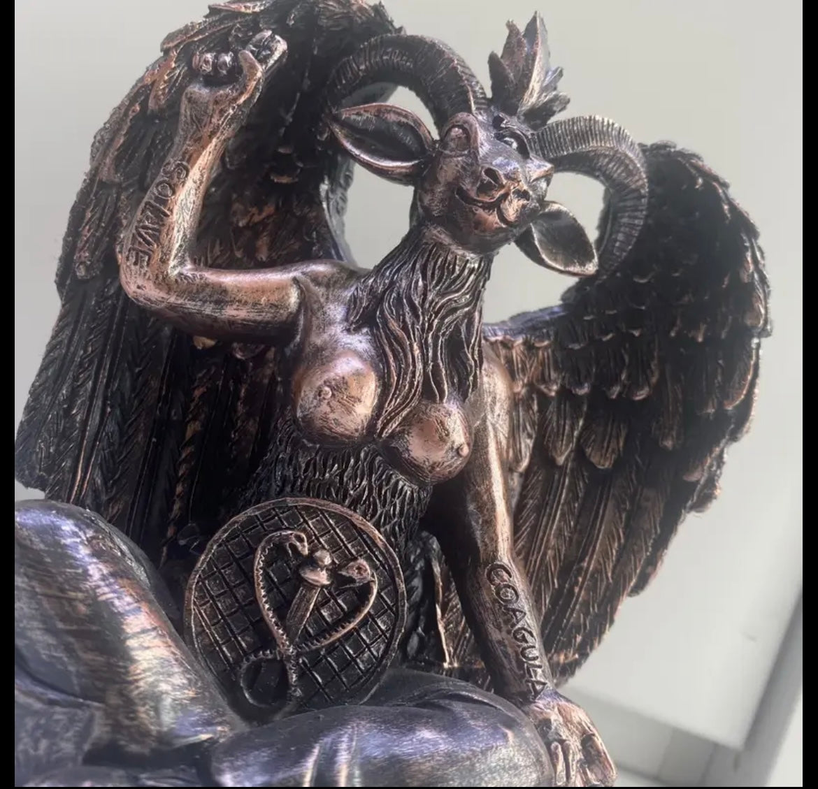 🕯️ Baphomet Altar Figure – Symbol of Inner Alchemy & Divine Balance