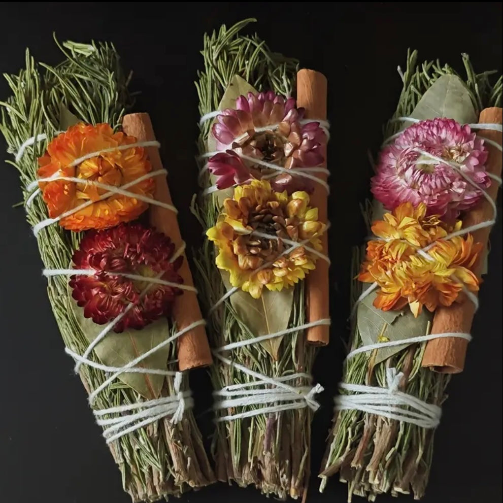 1pc Natural Herb Stick – Rosemary, Cinnamon & Daisy